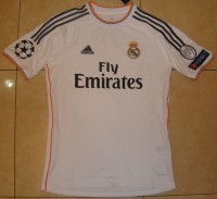 CAMISETA REAL MADRID TEMPORADA 13-14 EQUIPACION CASA MANGA CORTA